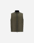 Herno NYLON ULTRALIGHT REVERSIBLE WAISTCOAT Military PI0537U120207740