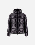Herno BOMBER JACKET IN GLOSS Iron PI001133U12220Z9487