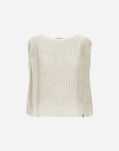 Herno TANK TOP IN WRINKLED EFFECT Chantilly JG000272D521021985