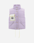 Herno REVERSIBLE SLEEVELESS JACKET IN NYLON CHAMONIX Lilac PI001768D120044520