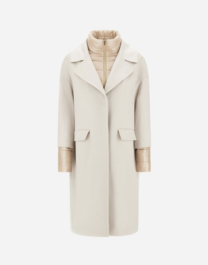 Herno COAT IN PURE CASHMERE AND NYLON ULTRALIGHT Chantilly GC000528D381261985