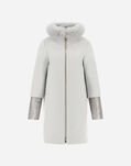 Herno CASHMERE & NYLON ULTRALIGHT COAT Light Grey CA0163D380209405