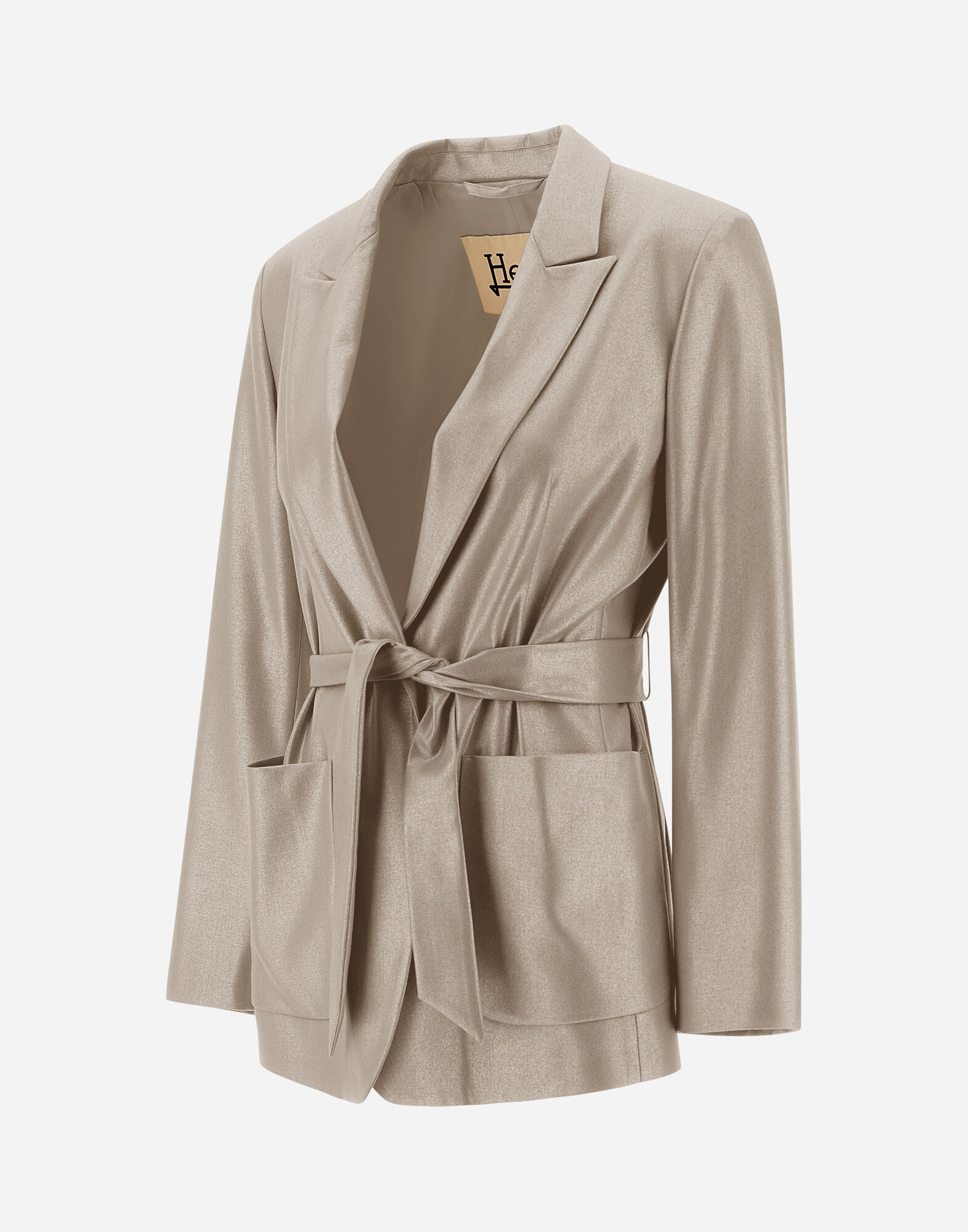 Robe blazer métallisée cheap