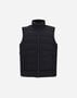 Herno VEST IN CASHMERE, SILK AND MONOGRAM Navy Blue PI001282U380879200