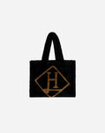 Herno BAG IN SOFT FAUX FUR Black BAG00004D124229300
