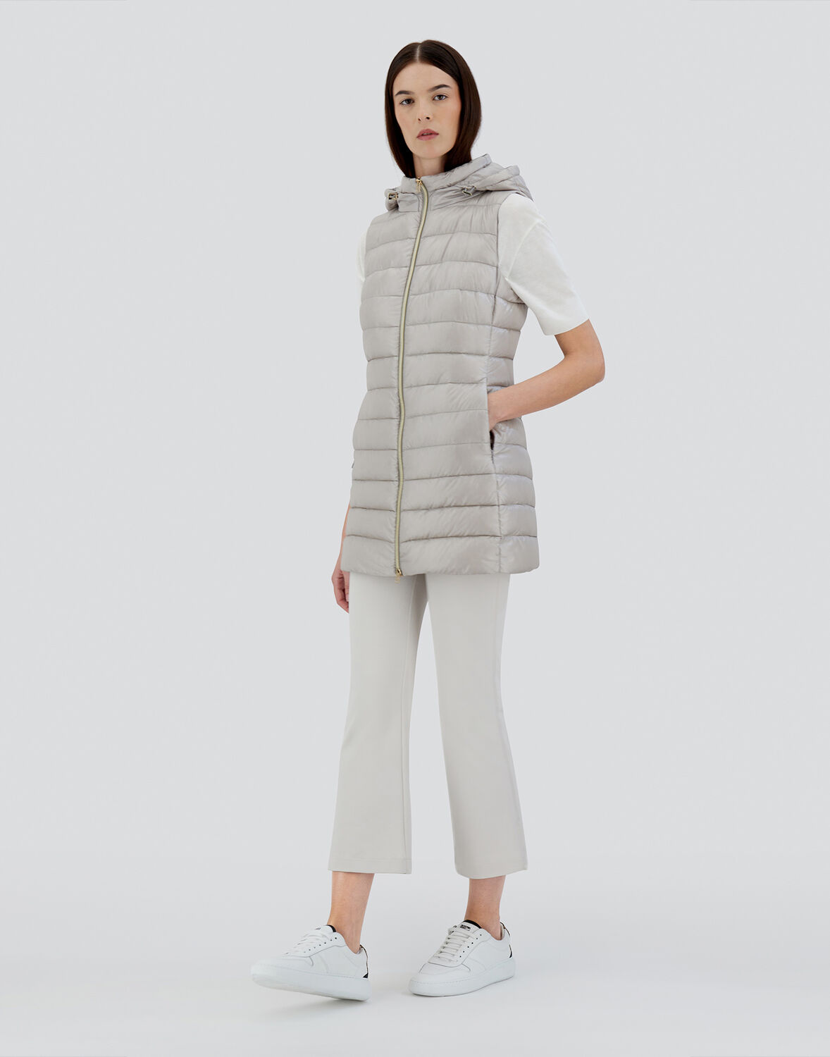 Herno Serena In Grey Pearl