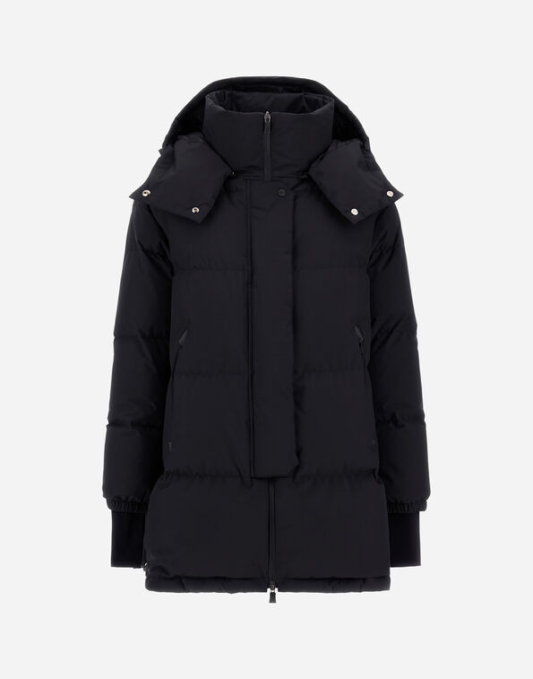 Herno RELAXED JACKET IN 2-LAYER WINDSTOPPER Black PI002047D128409300