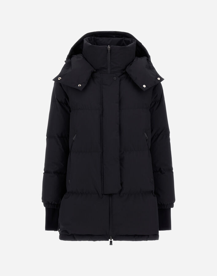 Herno RELAXED JACKET IN 2-LAYER WINDSTOPPER Black PI002047D128409300