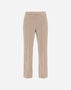 Herno WOOL COTTON PIED DE POULE TROUSERS Camel/Cream PT000152D334642111