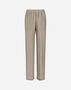 Herno TROUSERS IN ICONIC PRINT SILK Camel PT000127D16009P2157