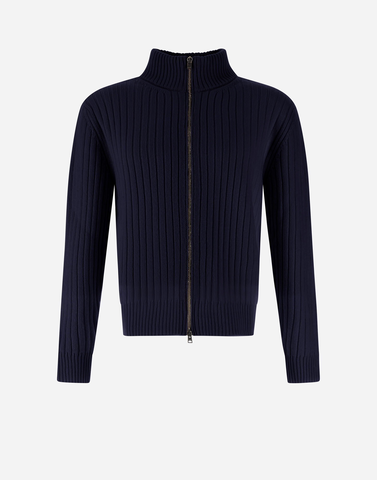 CARDIGAN RESORT EN INFINITY WOOL RIB en Bleu marine pour homme Herno
