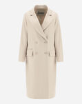 Herno DOUBLE-BREASTED DIAGONAL WOOL COAT Chantilly CA0418D396011985
