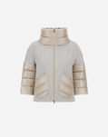 Herno CAPE IN NEW CASHMERE AND NYLON ULTRALIGHT Chantilly PI0020DNW381031985