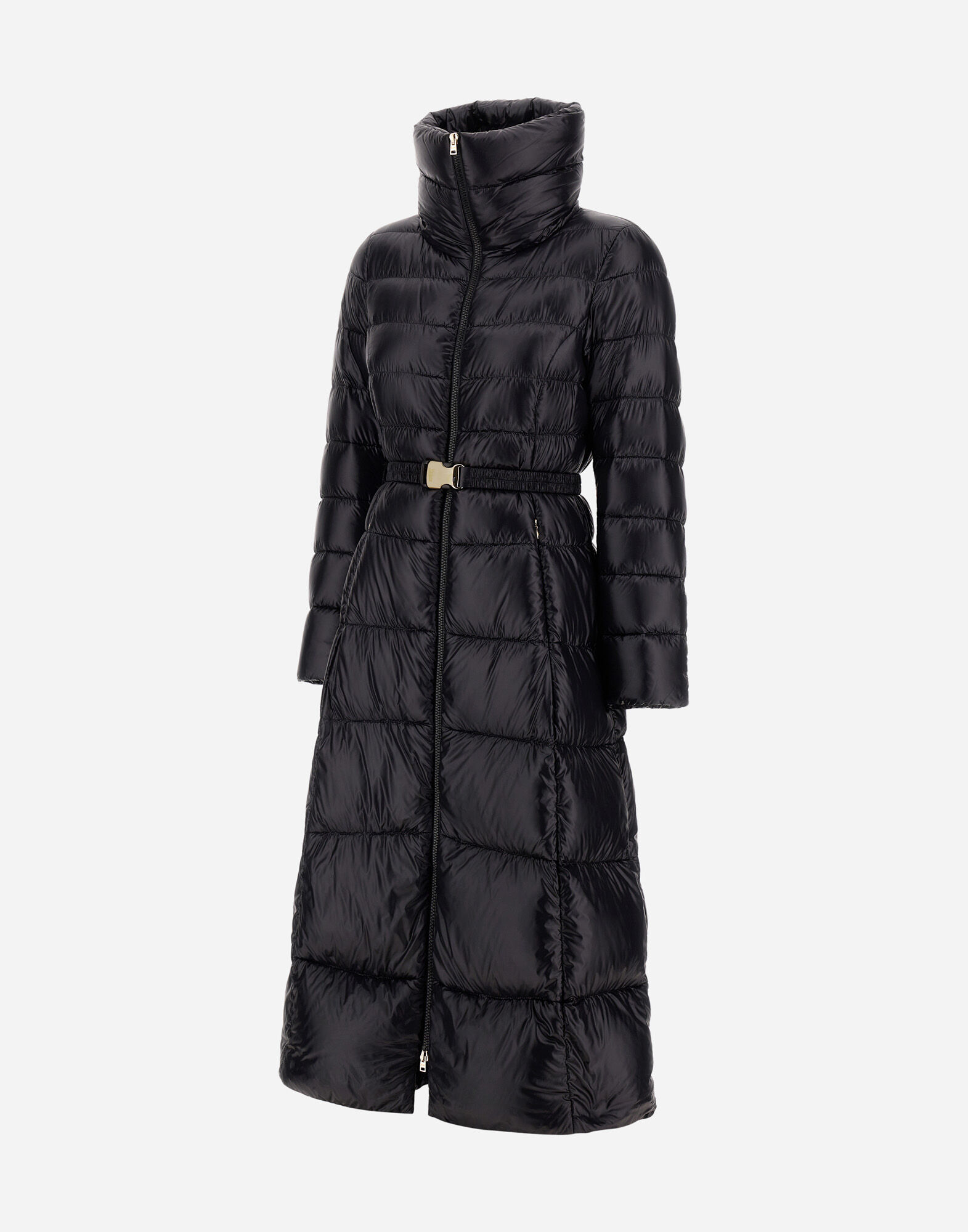 レディース LONG JACKET IN NYLON ULTRALIGHT ブラック | Herno® (ヘルノ)