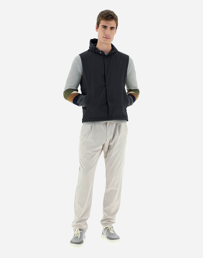 Herno Purple Polyester Waistcoat
