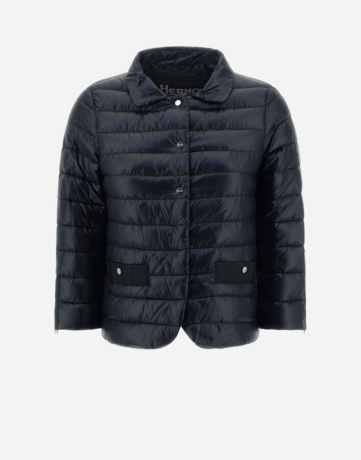 Herno Blue Polyamide Full-Length Jacket