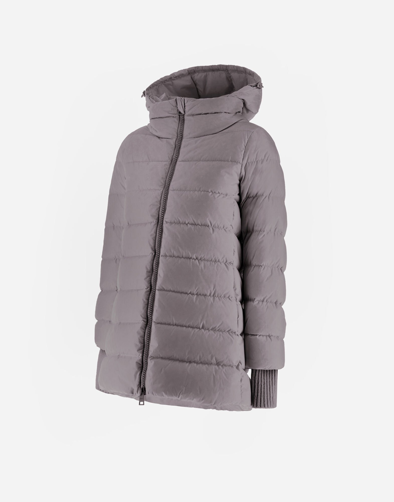 レディース A-SHAPE JACKET IN NYLON CHAMONIX グレー | Herno® (ヘルノ)