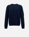 Herno INTERLOCK SWEATER AND ULTRALIGHT CREASE SWEATSHIRT Navy Blue JG000201U500679200
