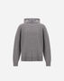 Herno RESORT SWEATER IN DOUBLE COTTON KNIT AND TRAVEL NYLON PONENTE Grey MG00027UR721119430