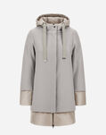 Herno A-SHAPE JACKET IN ECOWOOL AND NYLON ULTRALIGHT Chantilly PI001966D333441985