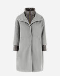 Herno COAT IN NEW CASHMERE AND NYLON ULTRALIGHT Grey GC000462D381039420