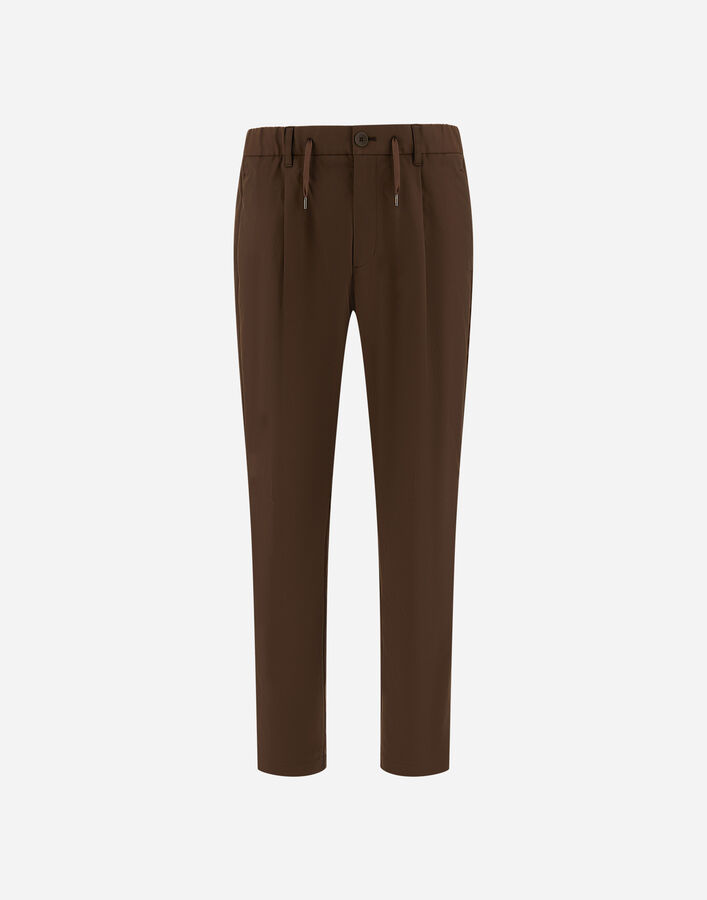 Herno COTTON FEEL TROUSERS Brown PT000140U125318010