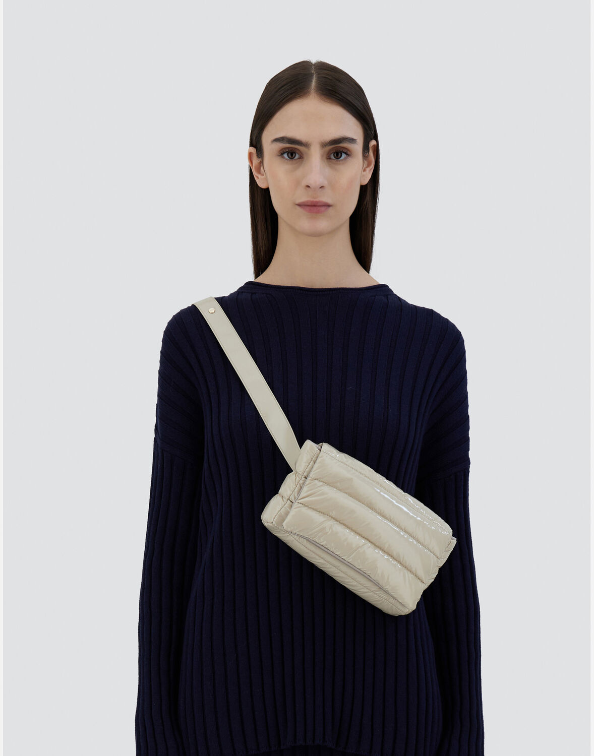 Herno Gloss Bag In Chantilly