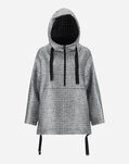 Herno METAL GLAM JACKET Silver Grey GC0324D333309401