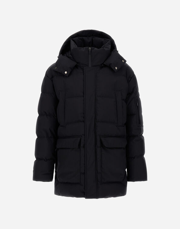 Herno LONG PARKA IN 2-LAYER WINDSTOPPER Black PI001292U128409300