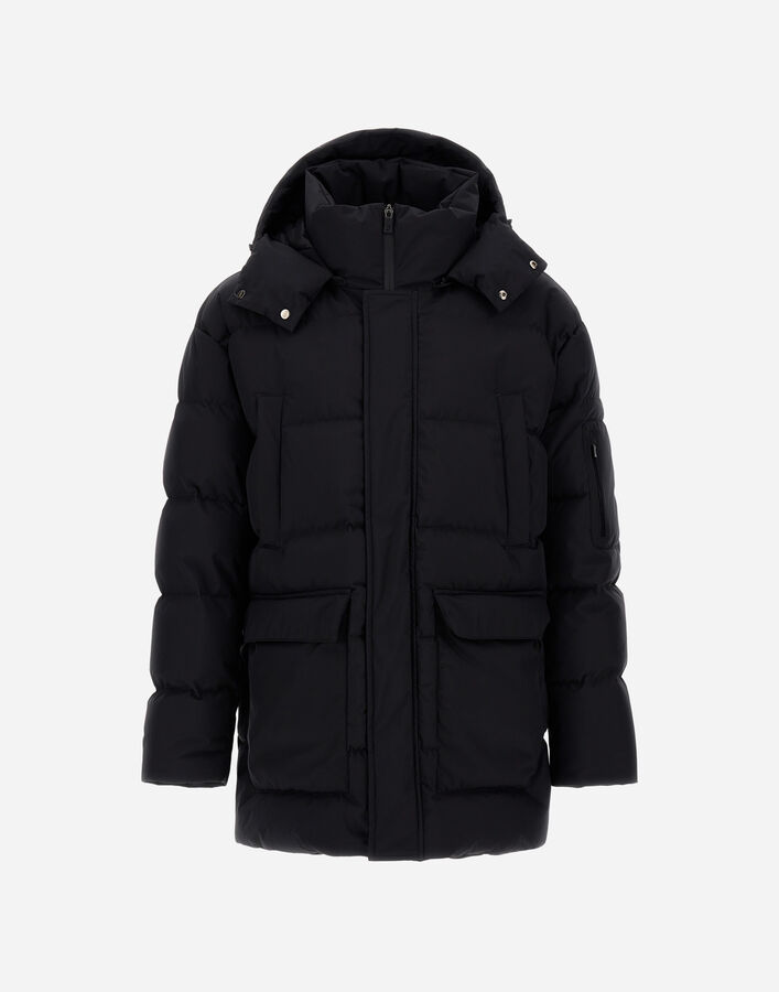 Herno LONG PARKA IN 2-LAYER WINDSTOPPER Black PI001292U128409300