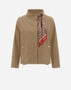 Herno LIGHT COTTON CANVAS JACKET WITH SCARF Sand GA000249D131792000