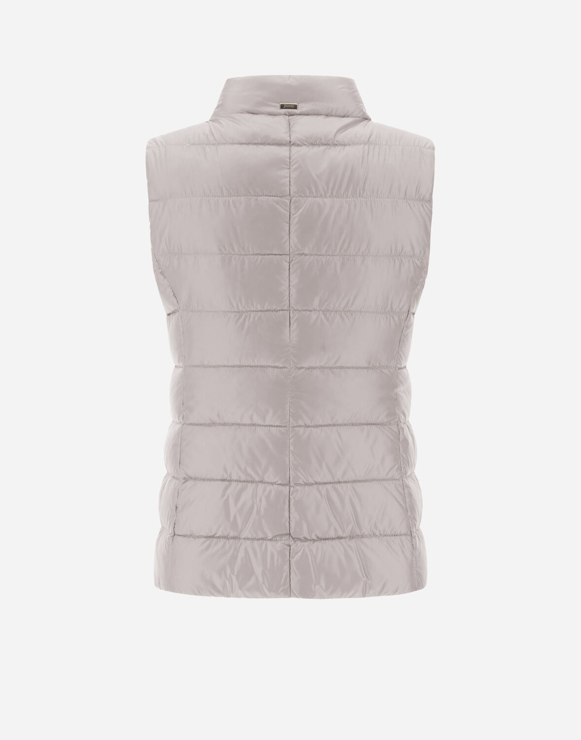 Herno Piumino Gilet Iconico Giulia Hd In Grey Pearl