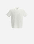 Herno SUPERFINE COTTON STRETCH T-SHIRT WITH CUTS ON THE BACK White JG0004U520031000