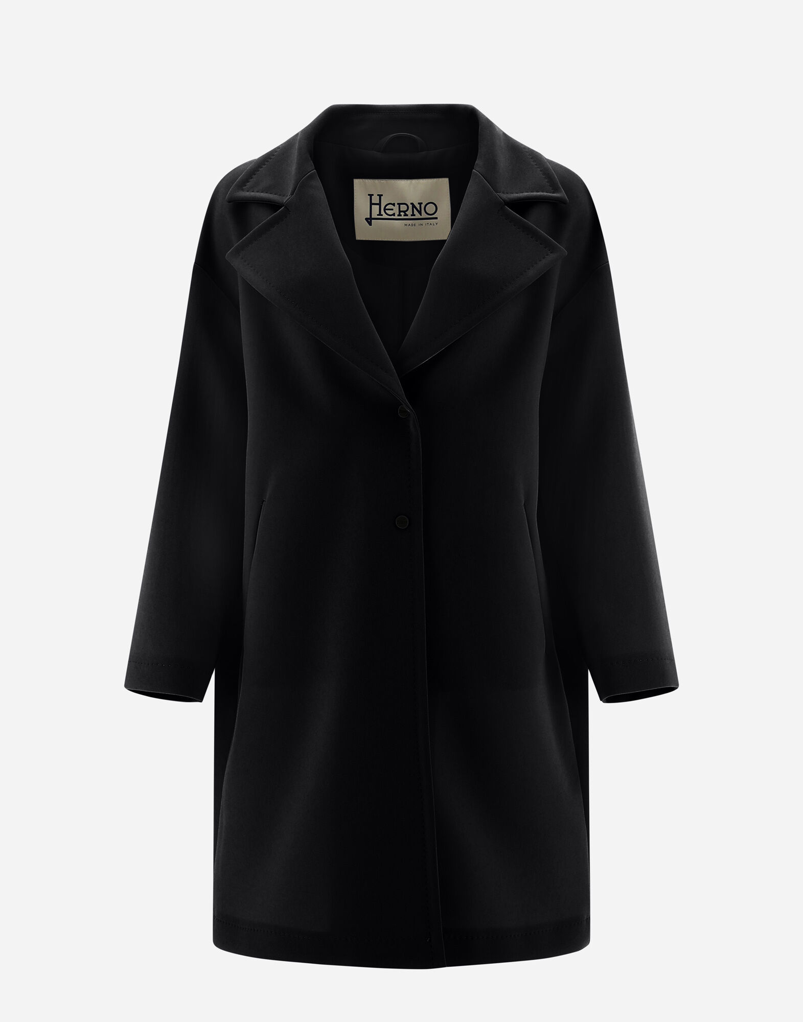 【関税込み】HERNO SCUBA WOOL JACKET JACKET IN SCUBA WOOL in Navy Blue for Men | Herno®