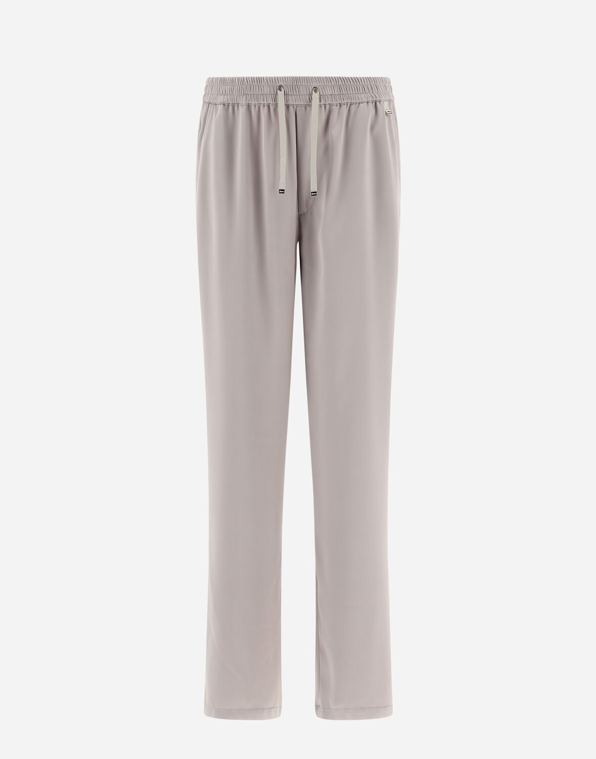 Herno Trousers In Casual Satin - Female Trousers Chantilly 48 In シャンティイ