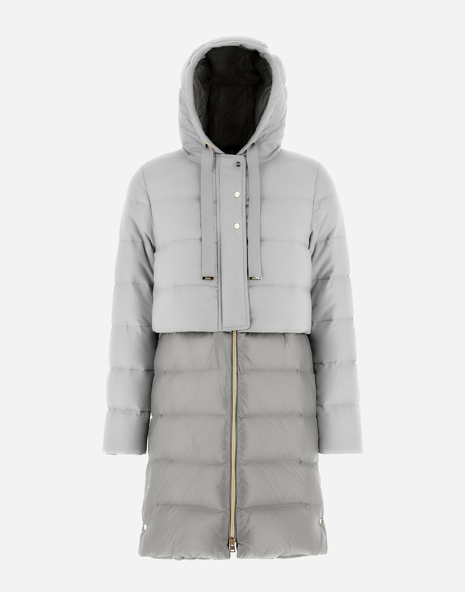 Herno cashmere silk parka online