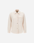 Herno LAST COLD WOOL SHACKET Cream GA000299D334391213