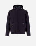 Herno RESORT BOMBER JACKET IN PONENTE Dark Blue GI00042UR12387S9280