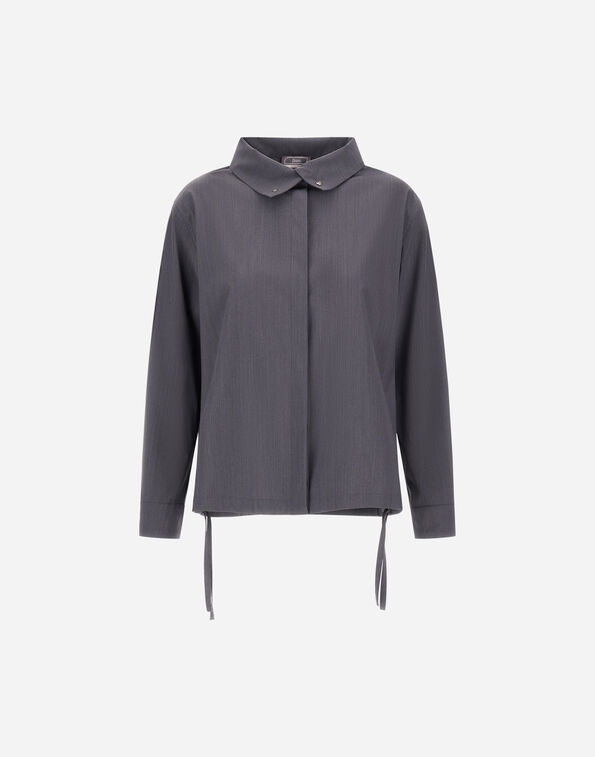 Herno SHIRT IN TECH-MERINO Iron CM000047D334849487