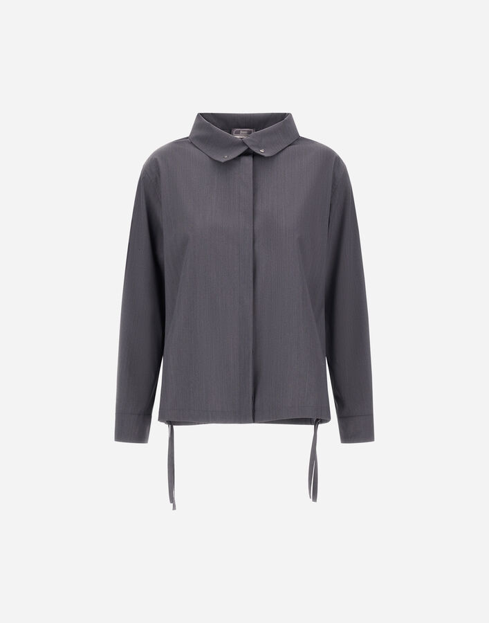 Herno SHIRT IN TECH-MERINO Iron CM000047D334849487