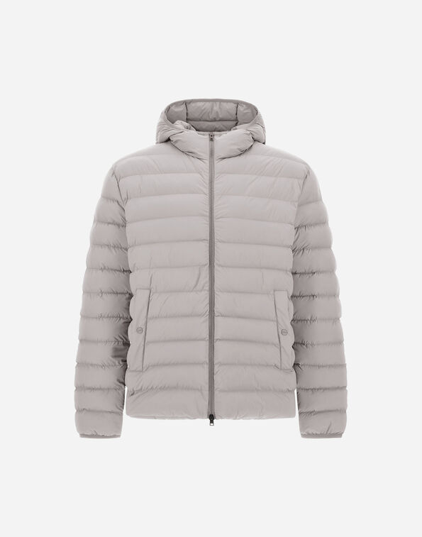 Herno RESORT JACKET IN LIGHT STRETCH NYLON Light Grey PC00019UR12431SZ9433