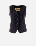 Herno VEST IN TWINKLE PINSTRIPED Grey GI000263D334199480