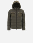 Herno NUAGE BOMBER WITH NEW NYLON STRETCH Green Military PC0128U192887745