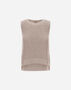 Herno VEST IN GLITTER KNIT Dove Grey MG000167D760682600