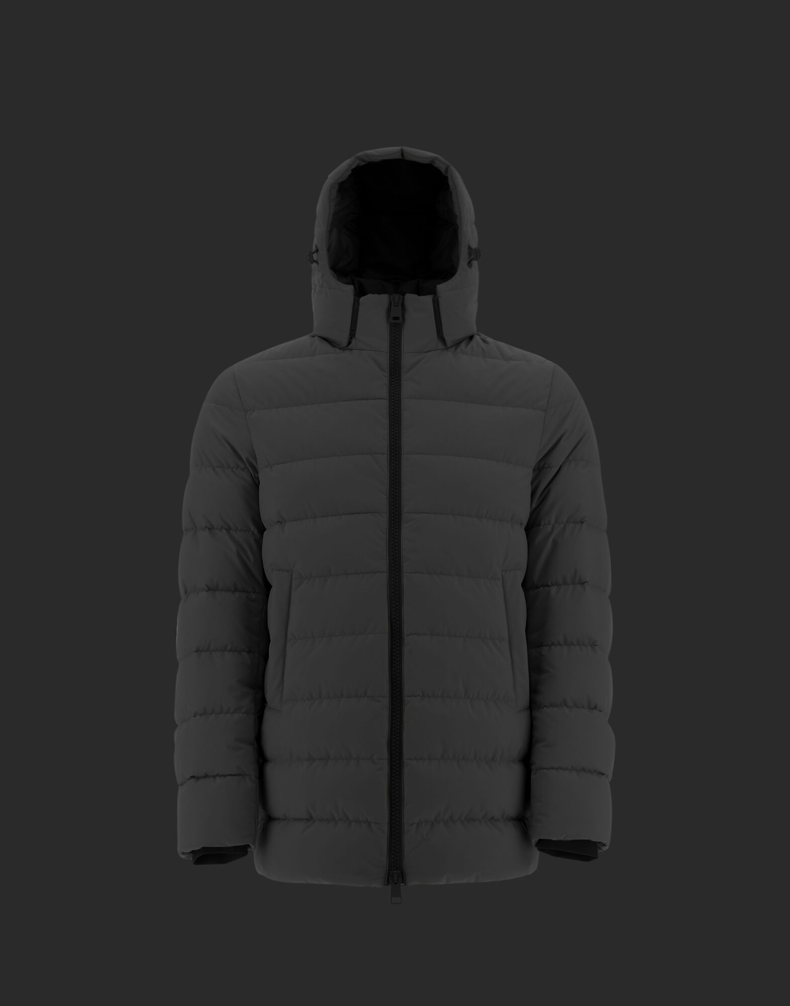 LAMINAR GORE TEX WINDSTOPPER PARKA en Badger grey pour homme Herno