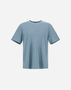 Herno RESORT BASIC COTTON AND LIGHT STRETCH NYLON T-SHIRT Midnight Teal JG00031UR520529123