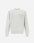 Herno COTTON SWEATER AND AND NYLON MAESTRO SWEATSHIRT Ice JG000235U500171250