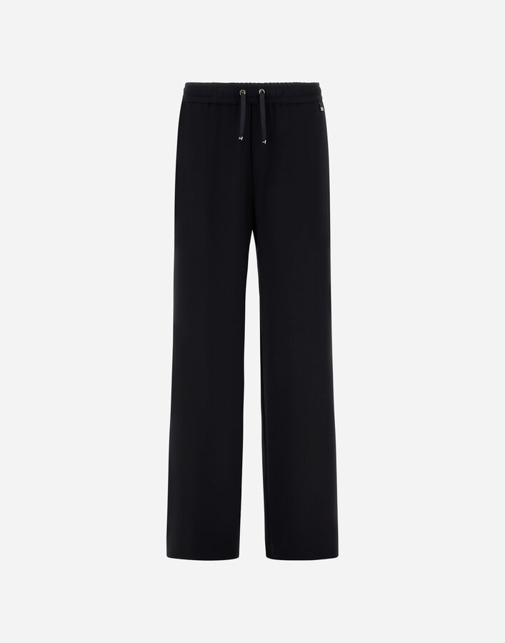 Herno TROUSERS IN MATT CREPE SATIN Black PT000176D127559300