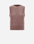 Herno VEST IN PLAIN ALPACA WOOL Pink MG000147D702444125