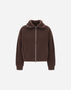 Herno RESORT CARDIGAN IN INFINITY Dark Chocolate MC00034DR702218810